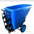 350L廢物清運(yùn)傾卸斗車，手推式街道環(huán)衛(wèi)垃圾車